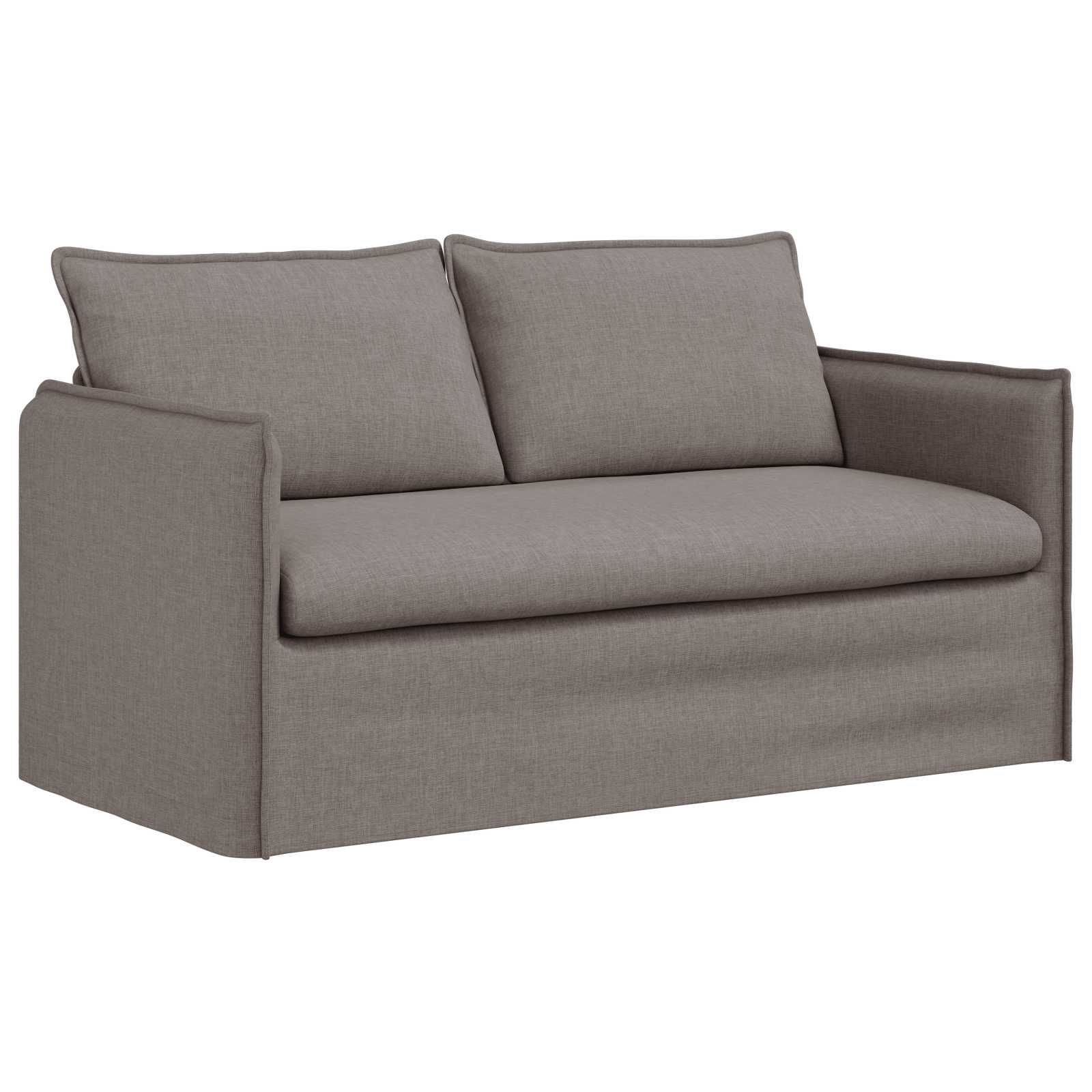 vidaXL Zestaw Sof 2 pcs Ciemnoszary 156 x 82 x 85 cm tkanina