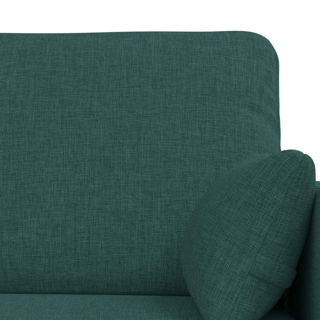vidaXL Zestaw Sof 2 pcs Ciemna zieleń 198 x 78 x 80 cm tkanina