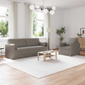 vidaXL Zestaw Sof 2 pcs Ciemnoszary 198 x 78 x 80 cm tkanina