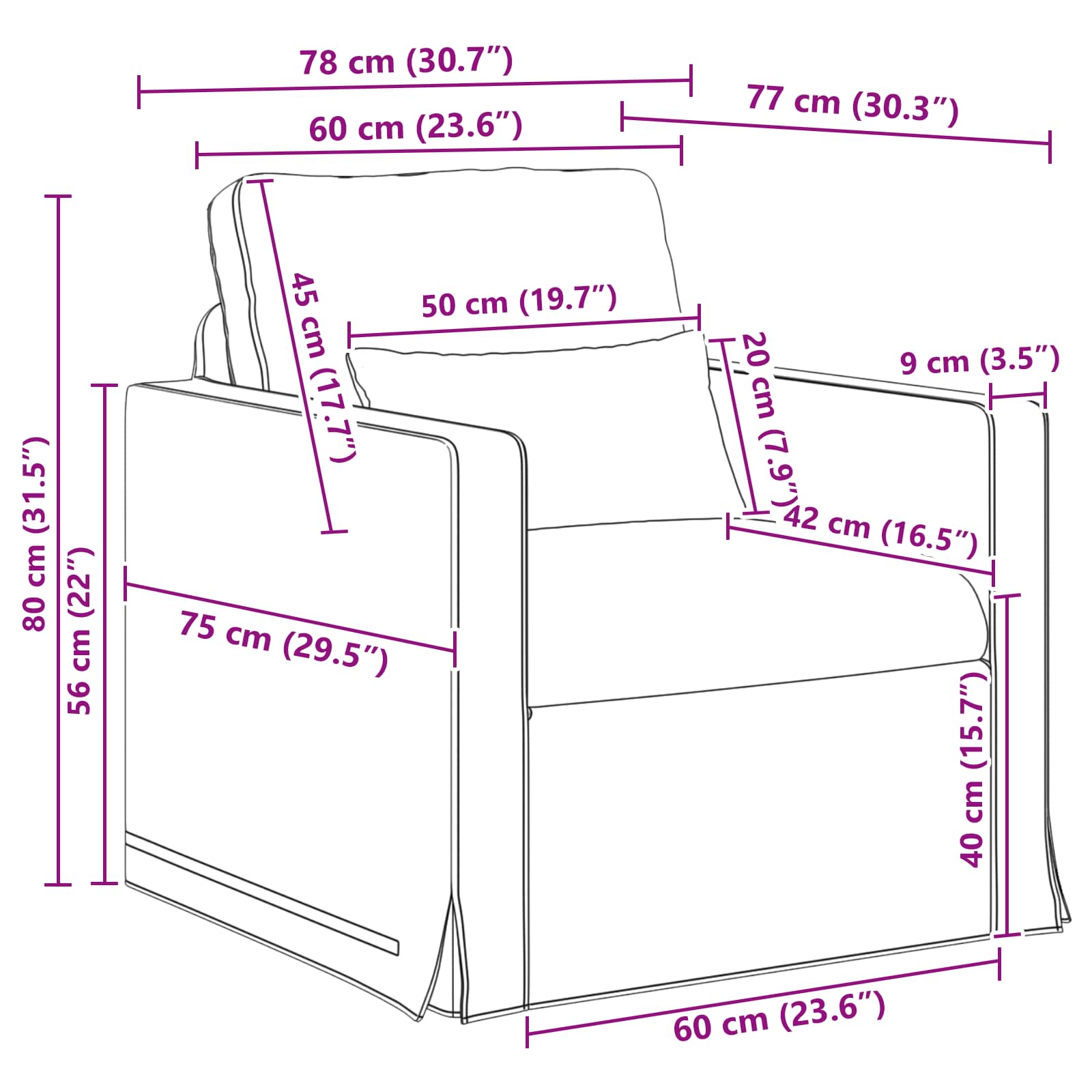 vidaXL Zestaw Sof 2 pcs Kremowy 198 x 78 x 80 cm tkanina