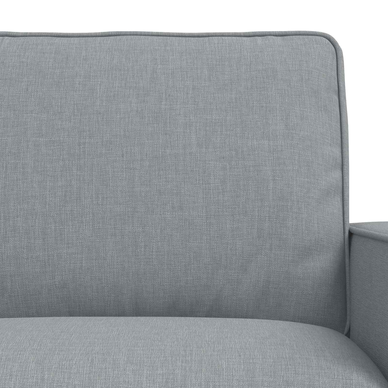 vidaXL Zestaw Sof 2 pcs Jasnoszary 222 x 80 x 82 cm tkanina