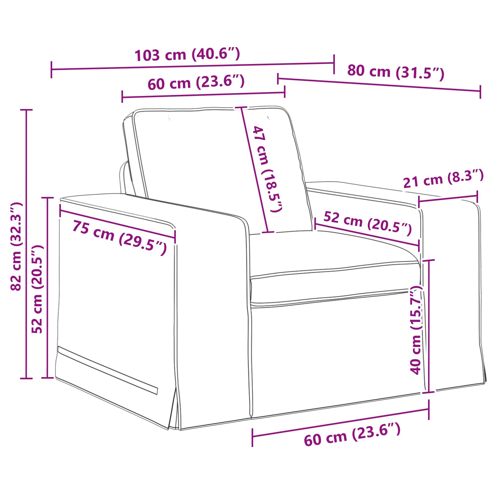 vidaXL Zestaw Sof 2 pcs Niebieski 222 x 80 x 82 cm tkanina