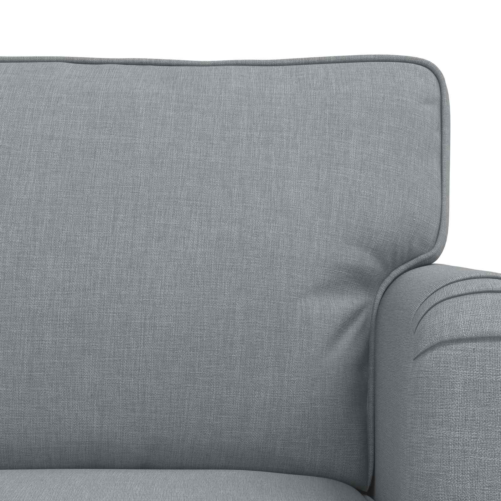 vidaXL Zestaw Sof 2 pcs Jasnoszary 201 x 80 x 85 cm tkanina