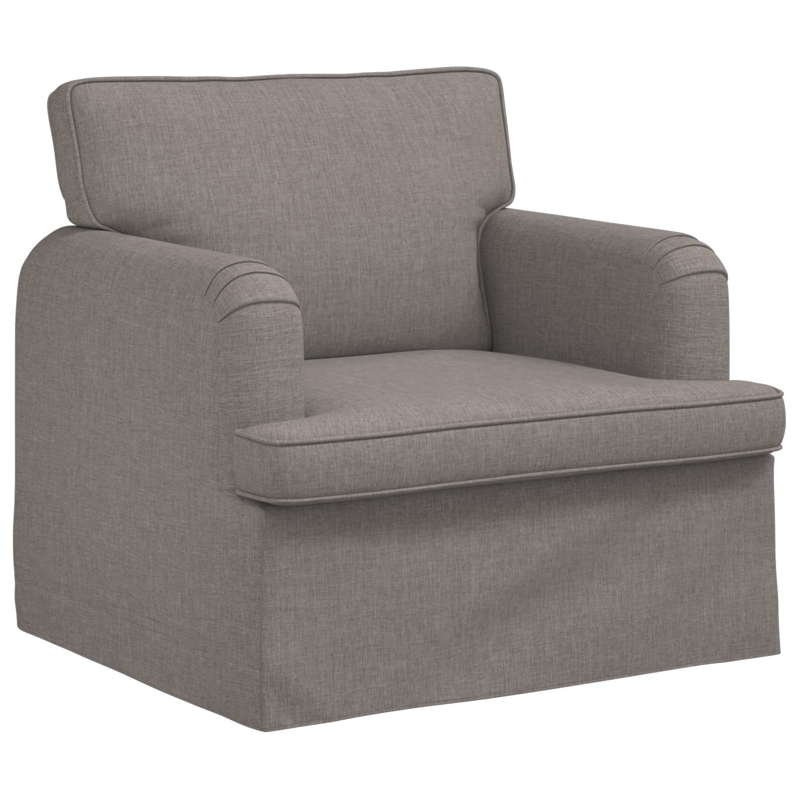 vidaXL Zestaw Sof 2 pcs Ciemnoszary 201 x 80 x 85 cm tkanina