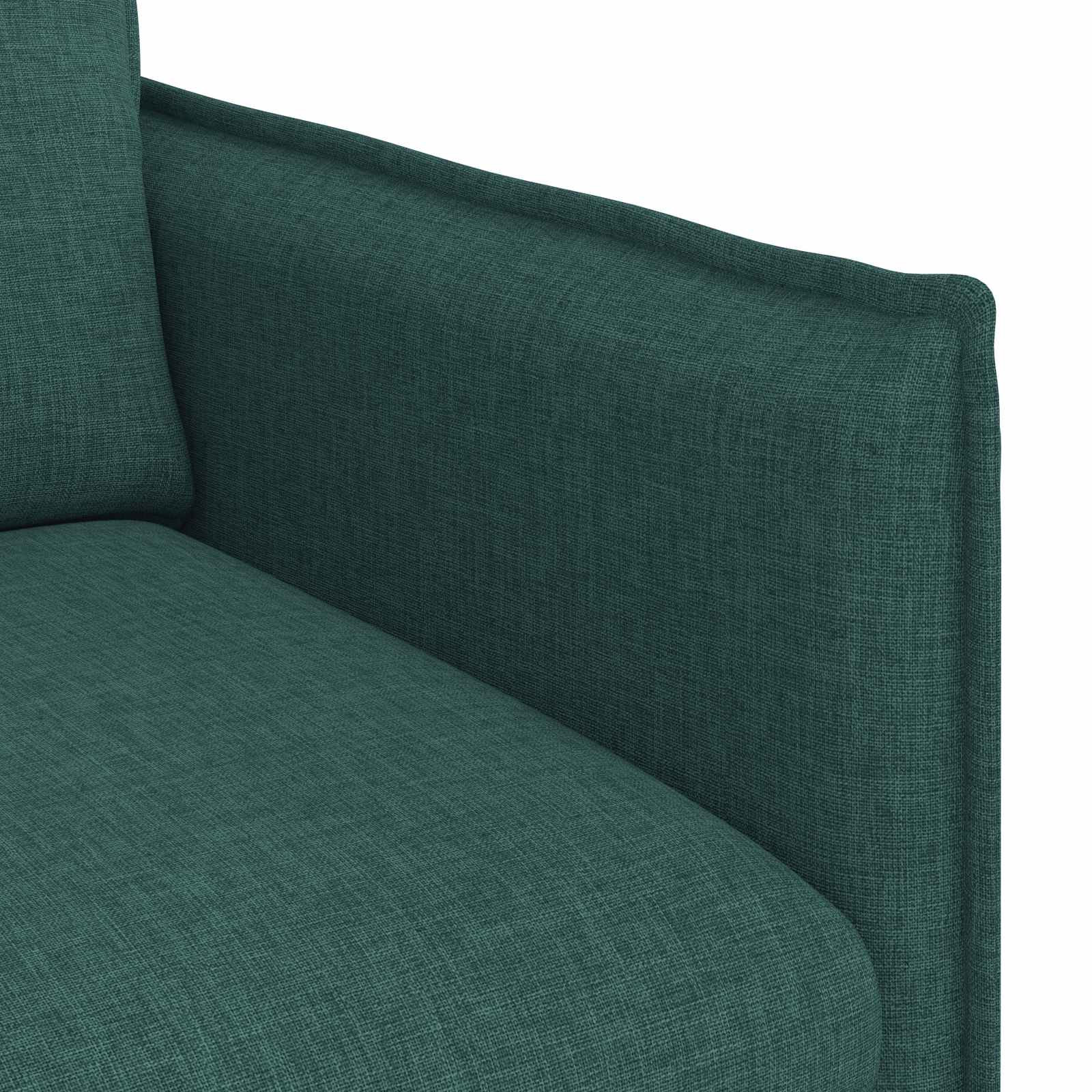 vidaXL Zestaw Sof 2 pcs Ciemnozielony 196 x 82 x 85 cm tkanina