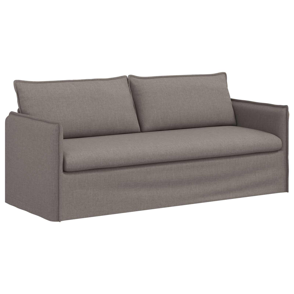 vidaXL Zestaw Sof 2 pcs Ciemnoszary 196 x 82 x 85 cm tkanina