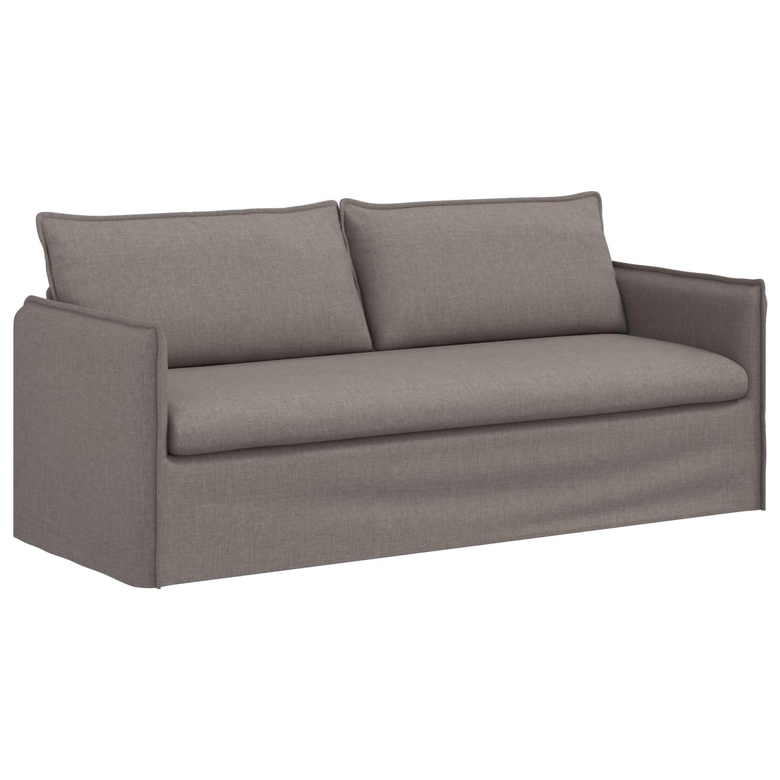 vidaXL Zestaw Sof 2 pcs Ciemnoszary 196 x 82 x 85 cm tkanina