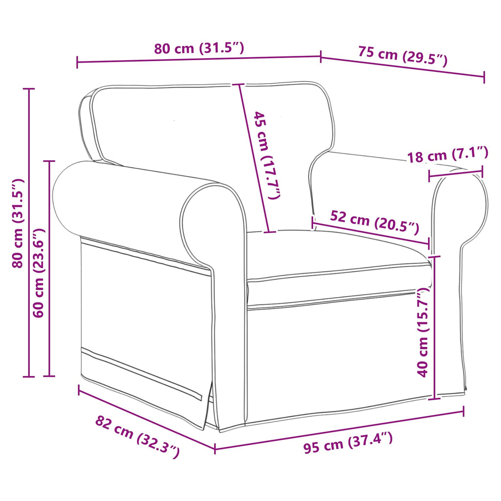 vidaXL Zestaw Sof 2 pcs Jasnoszary 245 x 82 x 80 cm tkanina