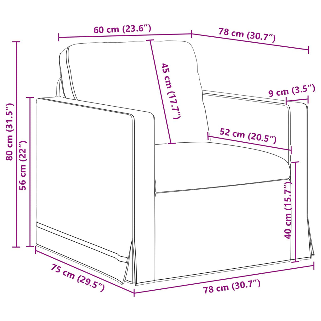 vidaXL Zestaw Sof 2 pcs Różowy 228 x 78 x 80 cm Aksamit