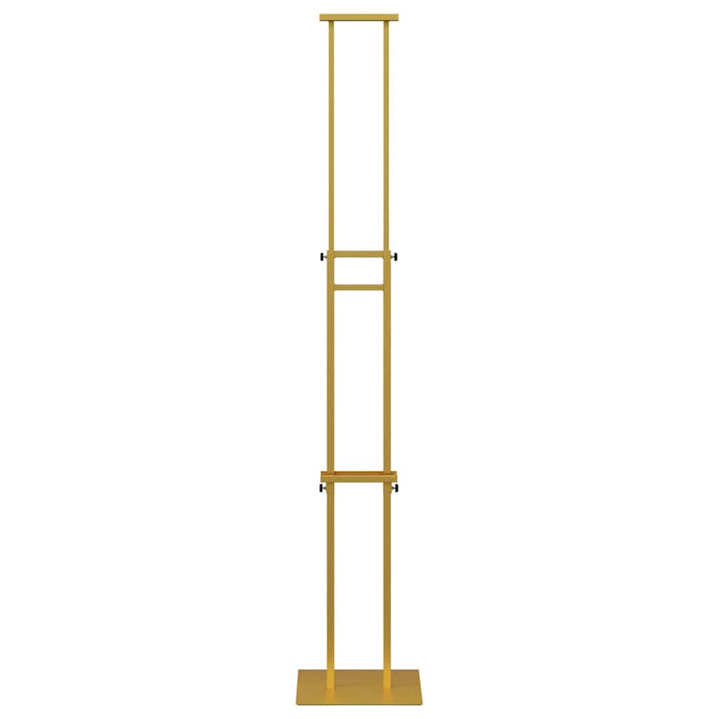 vidaXL Stoiska na targi 2 pcs złoty 30 x 23,5 x 210 cm Stal