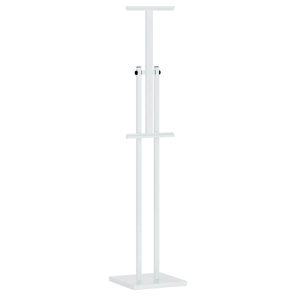 vidaXL Stoiska na targi 2 szt. Biały 26,5 x 26,5 x 150 cm Stal