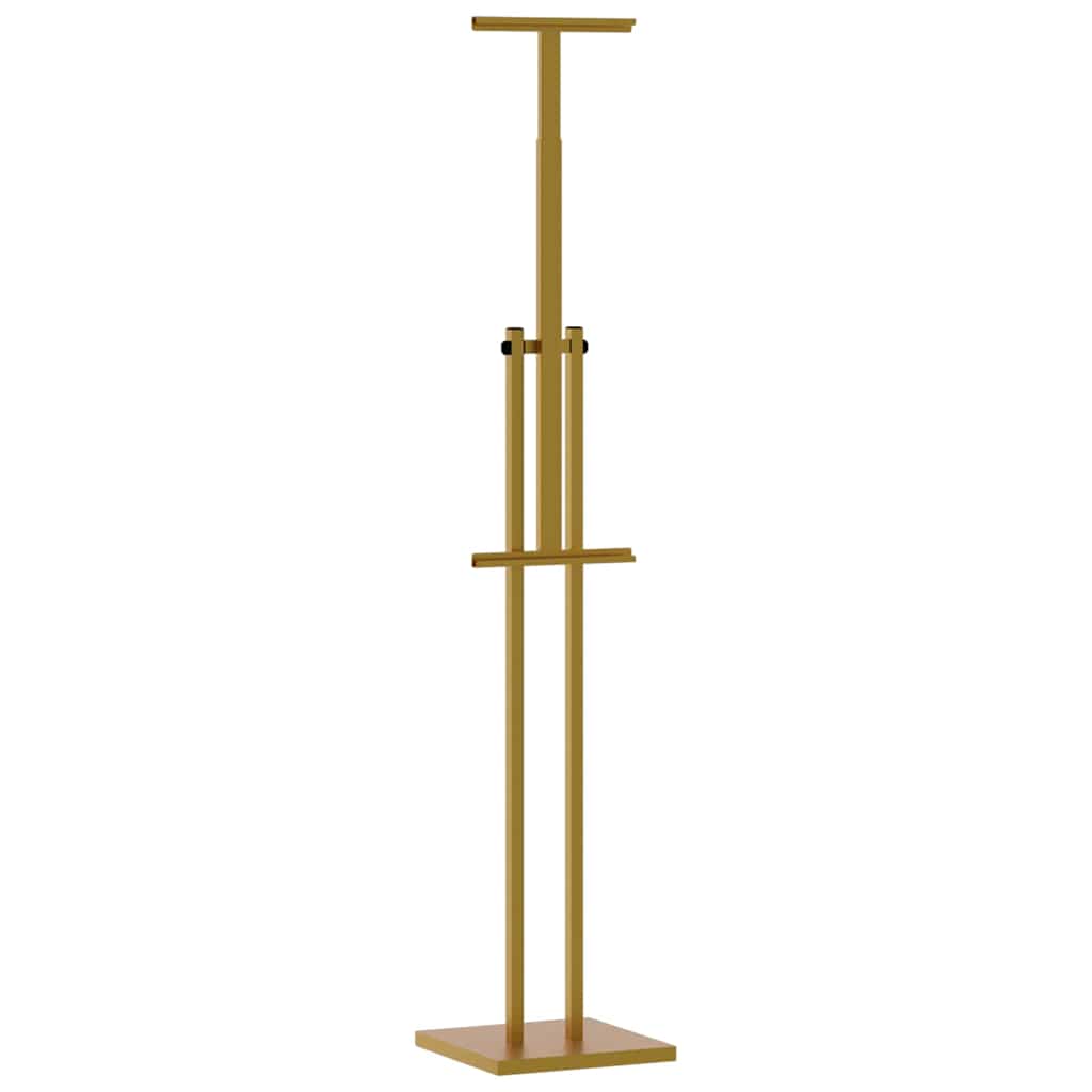 vidaXL Stoiska na targi 2 pcs złoty 26,5 x 26,5 x 150 cm Stal