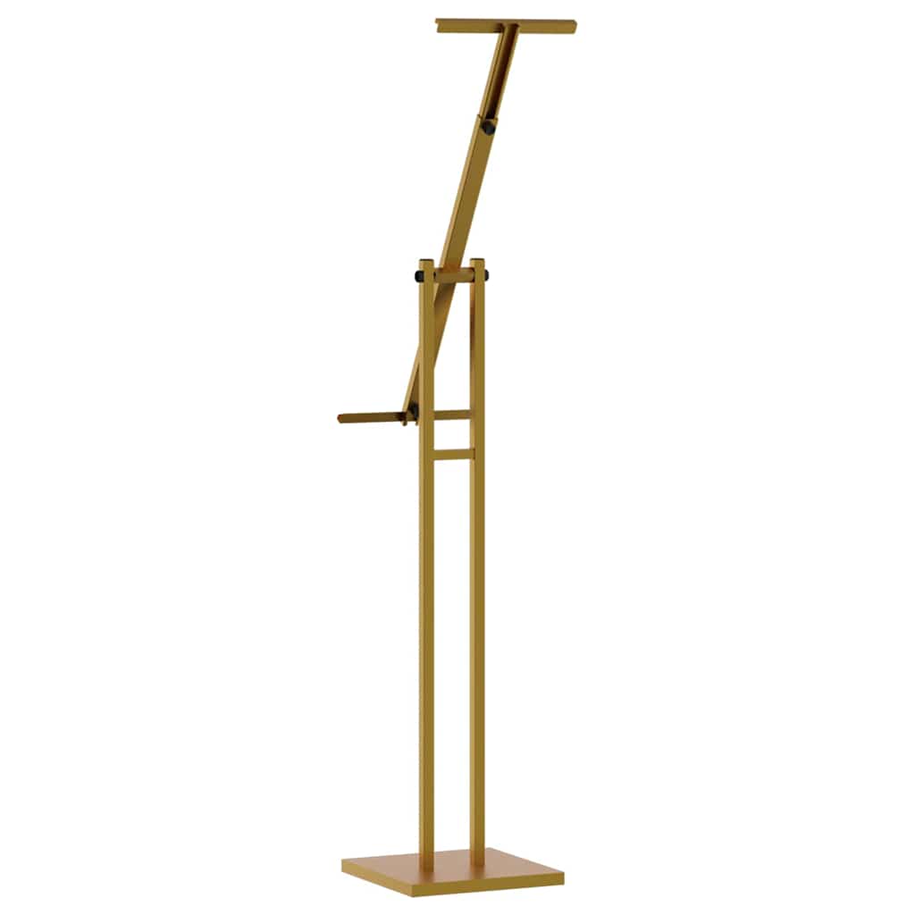 vidaXL Stoiska na targi 2 pcs złoty 26,5 x 26,5 x 150 cm Stal