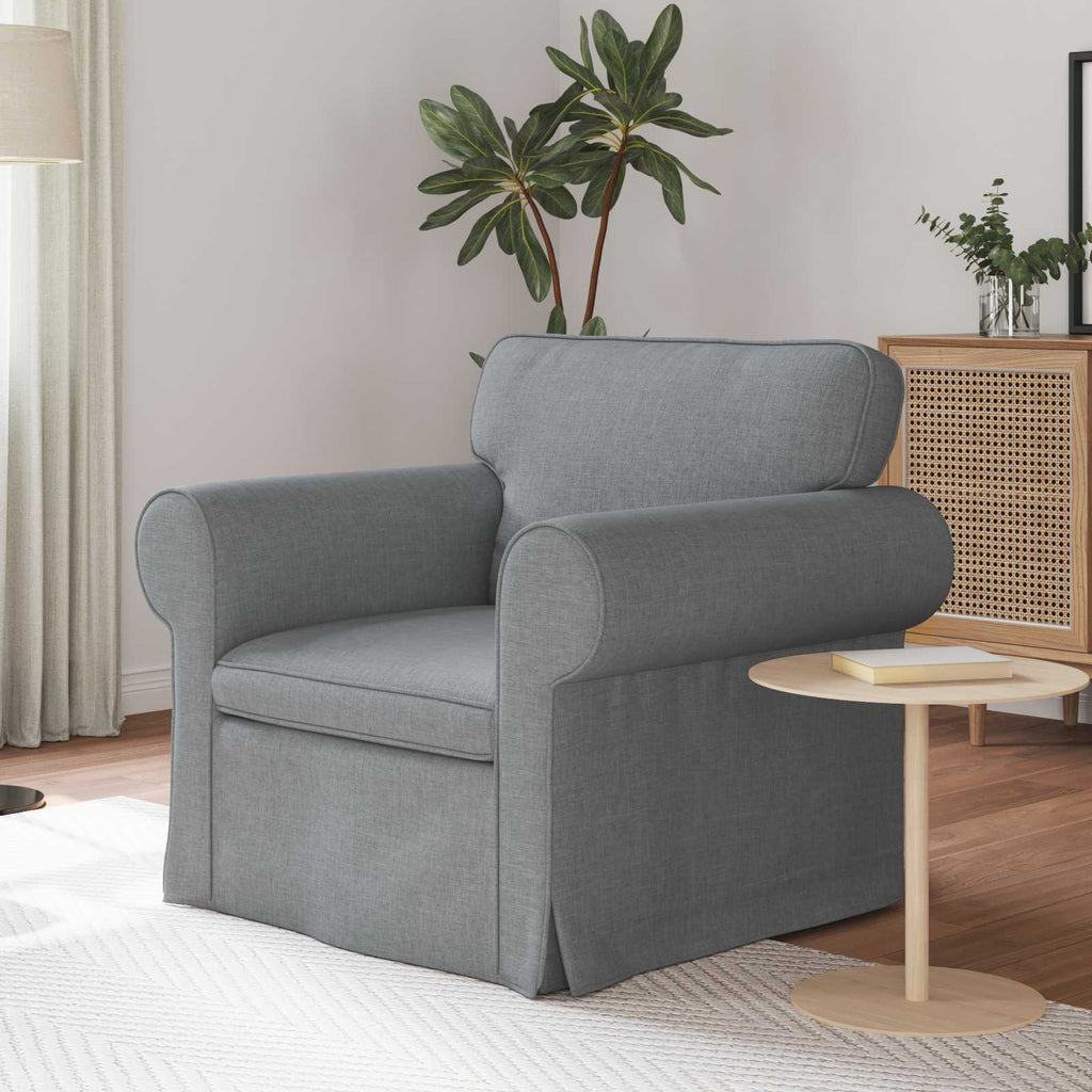vidaXL Sofa Jasnoszary 95 x 82 x 80 cm tkanina