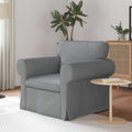 vidaXL Sofa Jasnoszary 95 x 82 x 80 cm tkanina