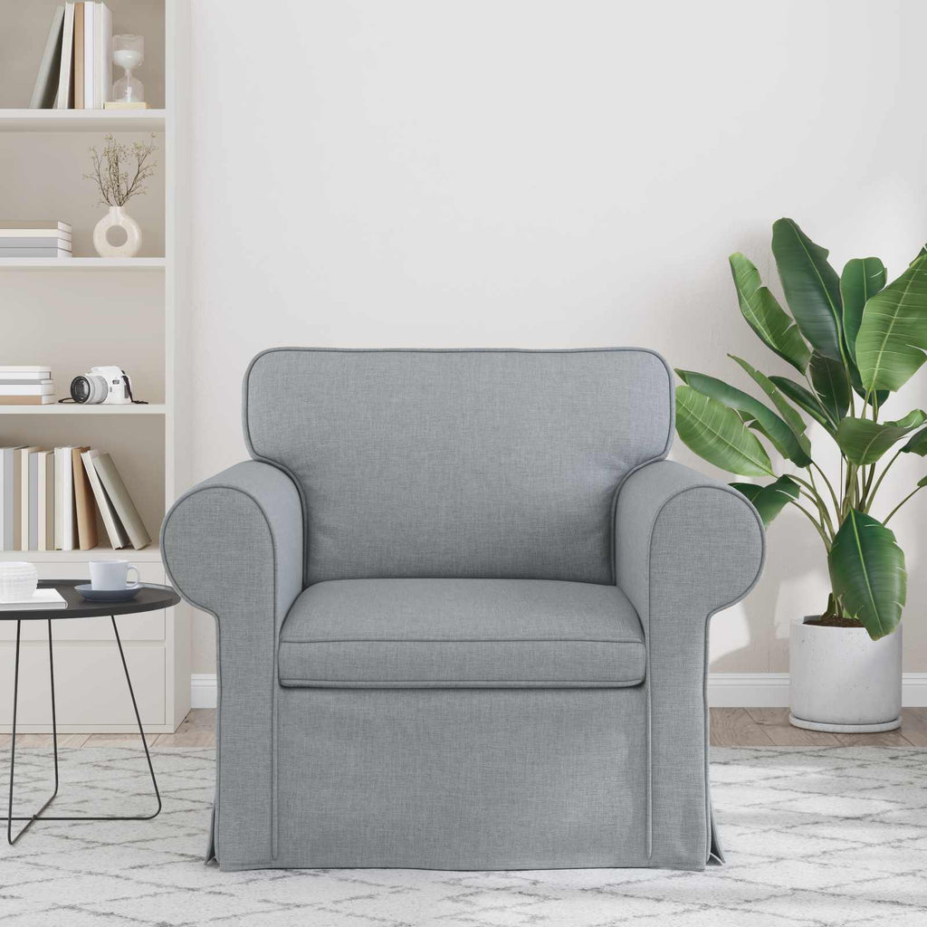 vidaXL Sofa Jasnoszary 95 x 82 x 80 cm tkanina