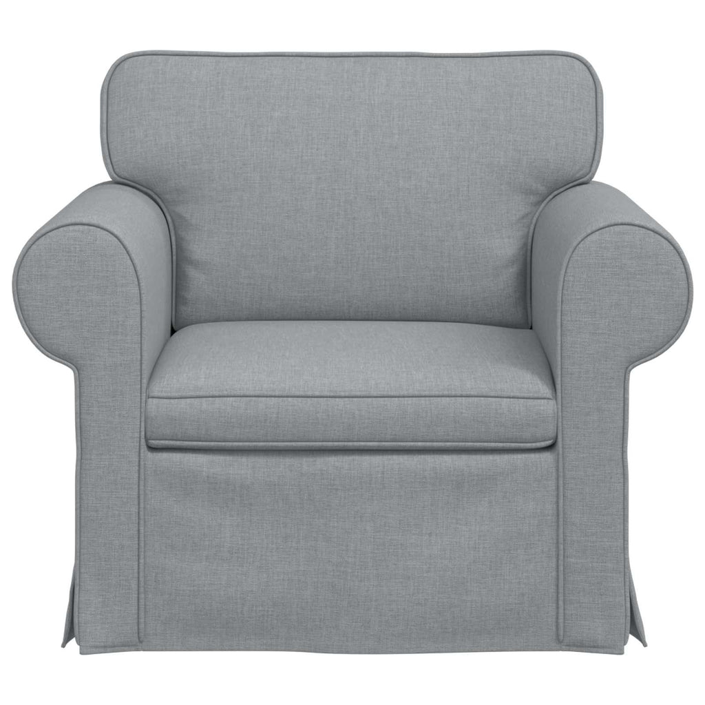 vidaXL Sofa Jasnoszary 95 x 82 x 80 cm tkanina