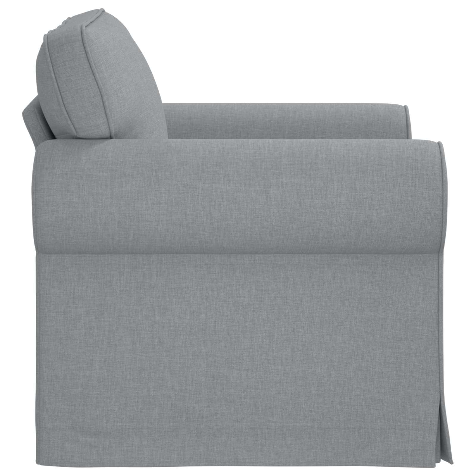 vidaXL Sofa Jasnoszary 95 x 82 x 80 cm tkanina