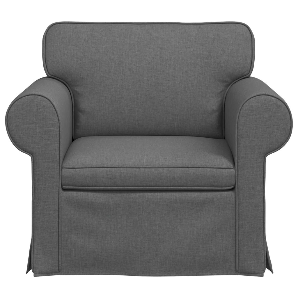 vidaXL Sofa Ciemnoszary 95 x 82 x 80 cm tkanina