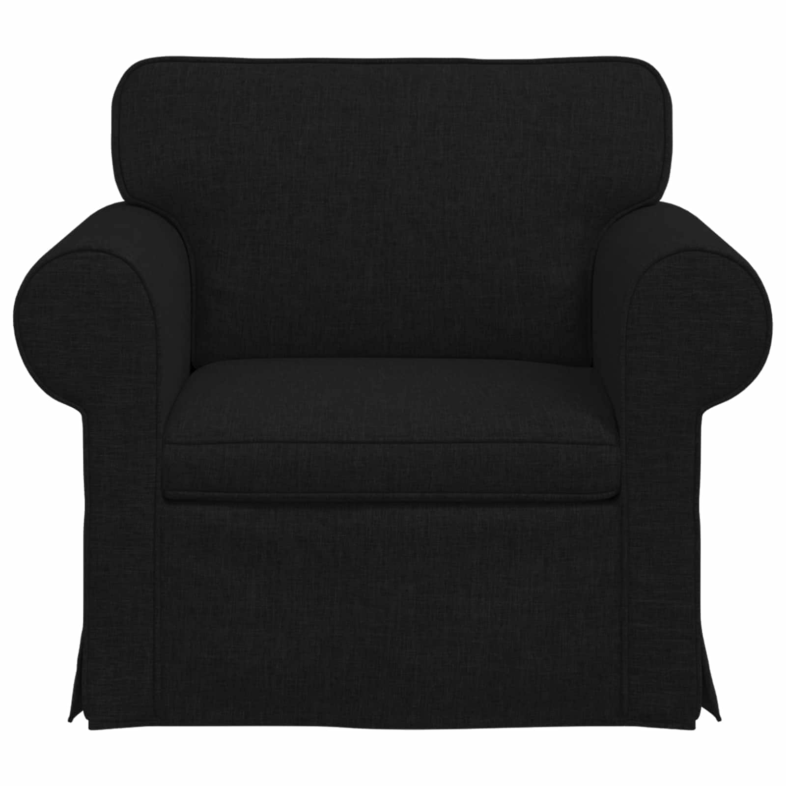 vidaXL Sofa Czarny 95 x 82 x 80 cm tkanina