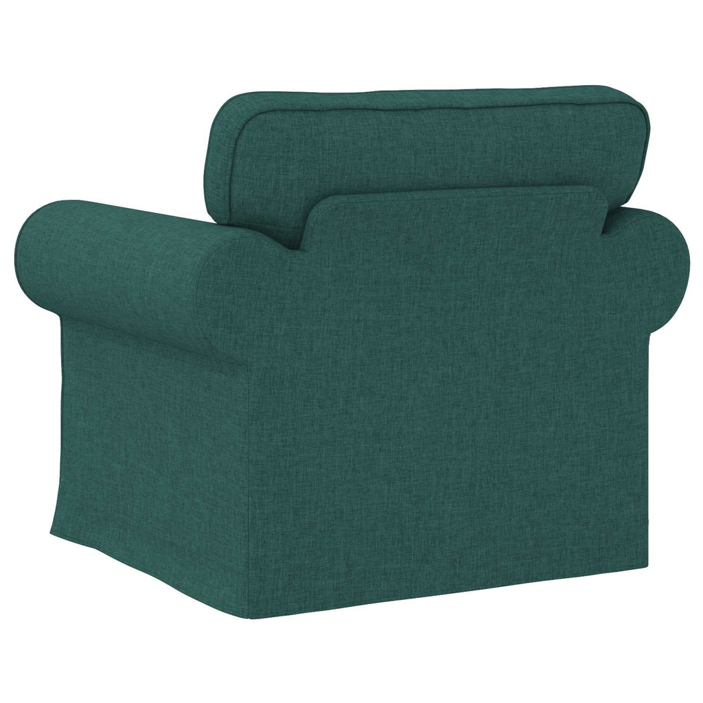 vidaXL Sofa Ciemna zieleń 95 x 82 x 80 cm tkanina