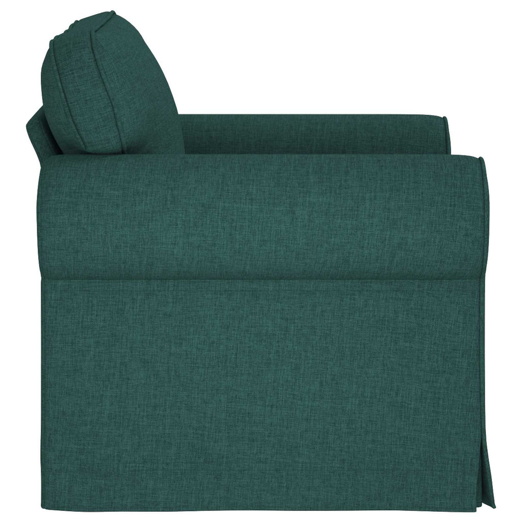 vidaXL Sofa Ciemna zieleń 95 x 82 x 80 cm tkanina