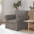 vidaXL Sofa Ciemnoszary 95 x 82 x 80 cm tkanina