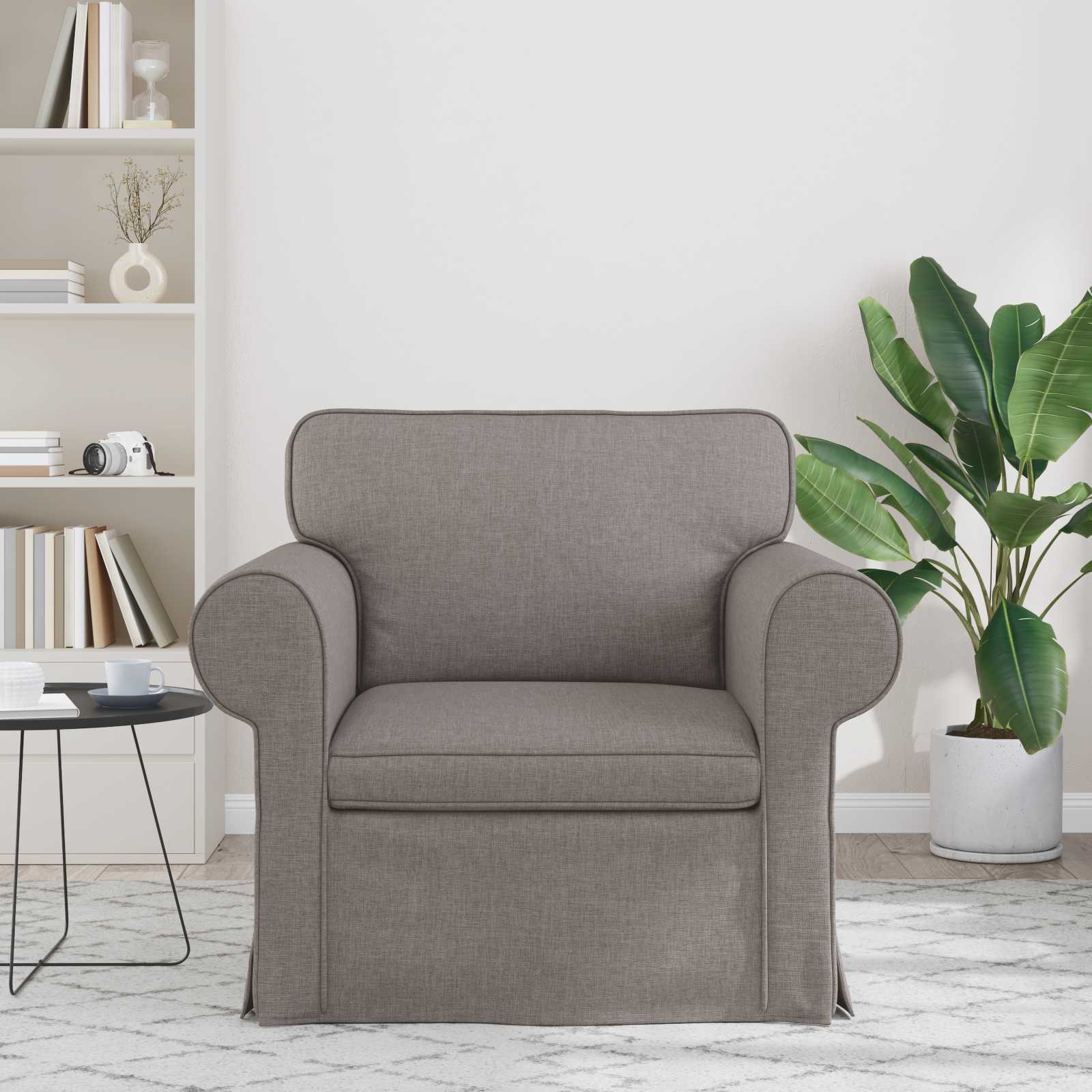vidaXL Sofa Ciemnoszary 95 x 82 x 80 cm tkanina