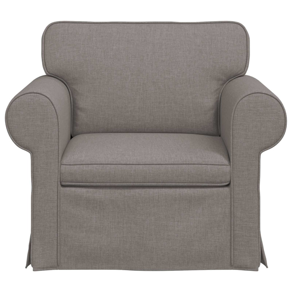 vidaXL Sofa Ciemnoszary 95 x 82 x 80 cm tkanina