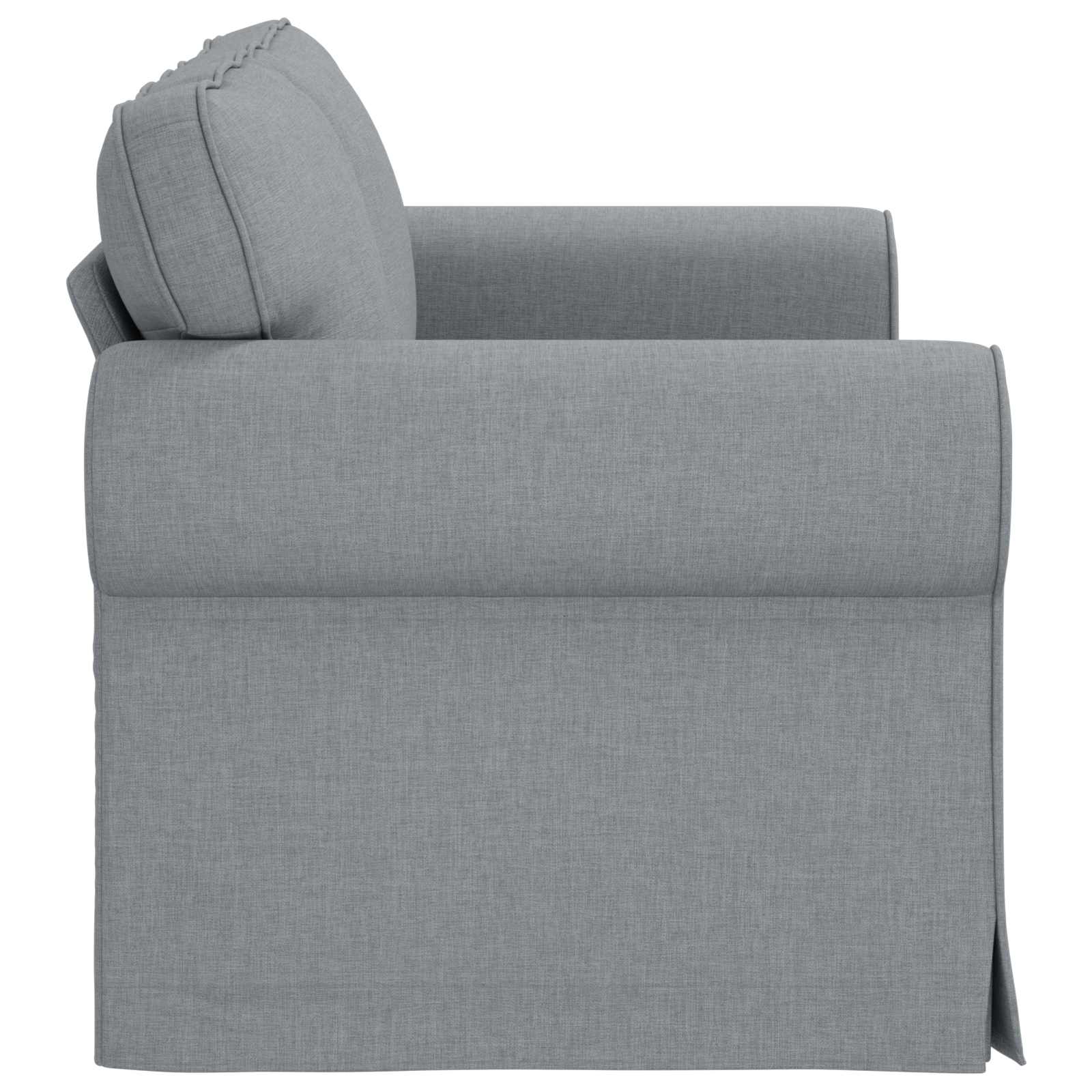 vidaXL Sofa Jasnoszary 155 x 82 x 80 cm tkanina