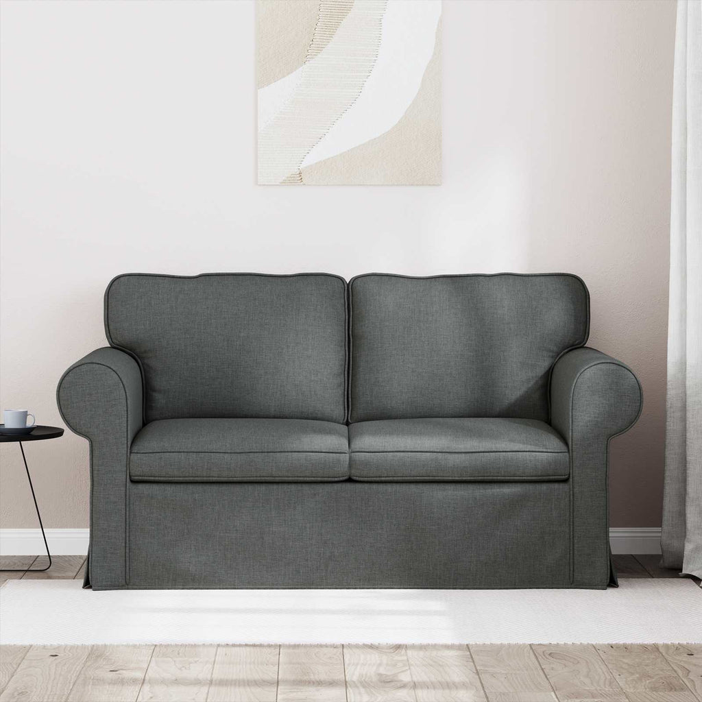 vidaXL Sofa Ciemnoszary 155 x 82 x 80 cm tkanina