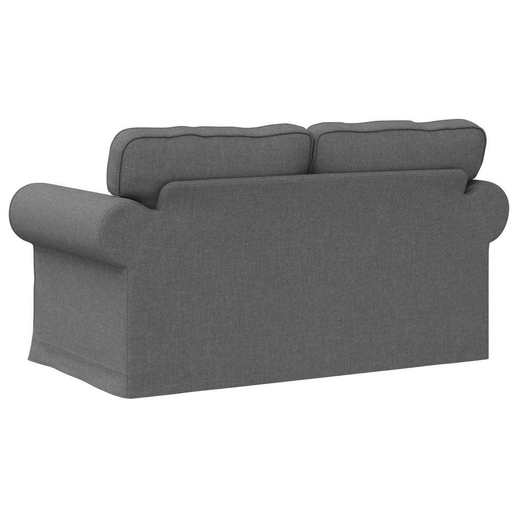 vidaXL Sofa Ciemnoszary 155 x 82 x 80 cm tkanina