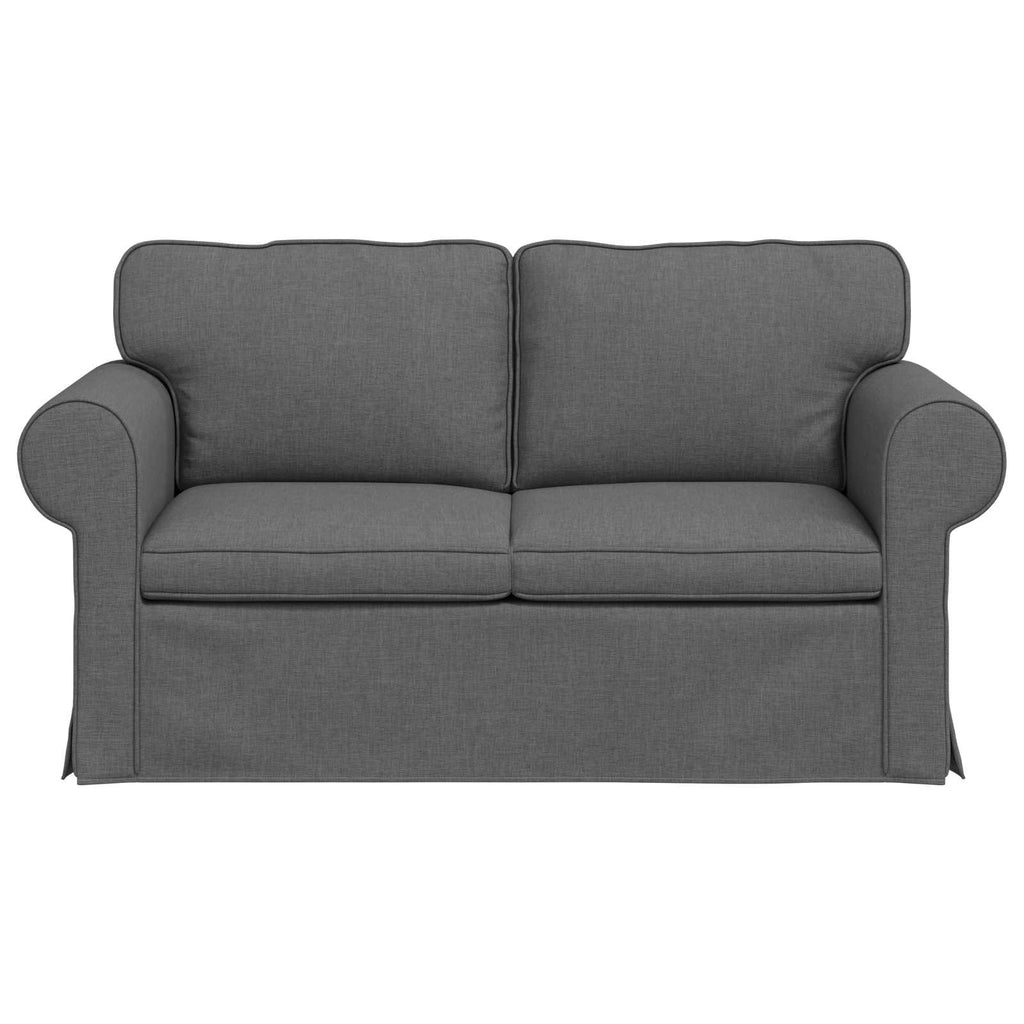 vidaXL Sofa Ciemnoszary 155 x 82 x 80 cm tkanina