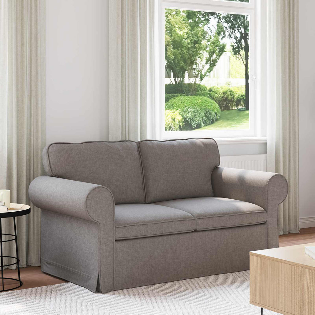 vidaXL Sofa Ciemnoszary 155 x 82 x 80 cm tkanina