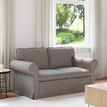vidaXL Sofa Ciemnoszary 155 x 82 x 80 cm tkanina