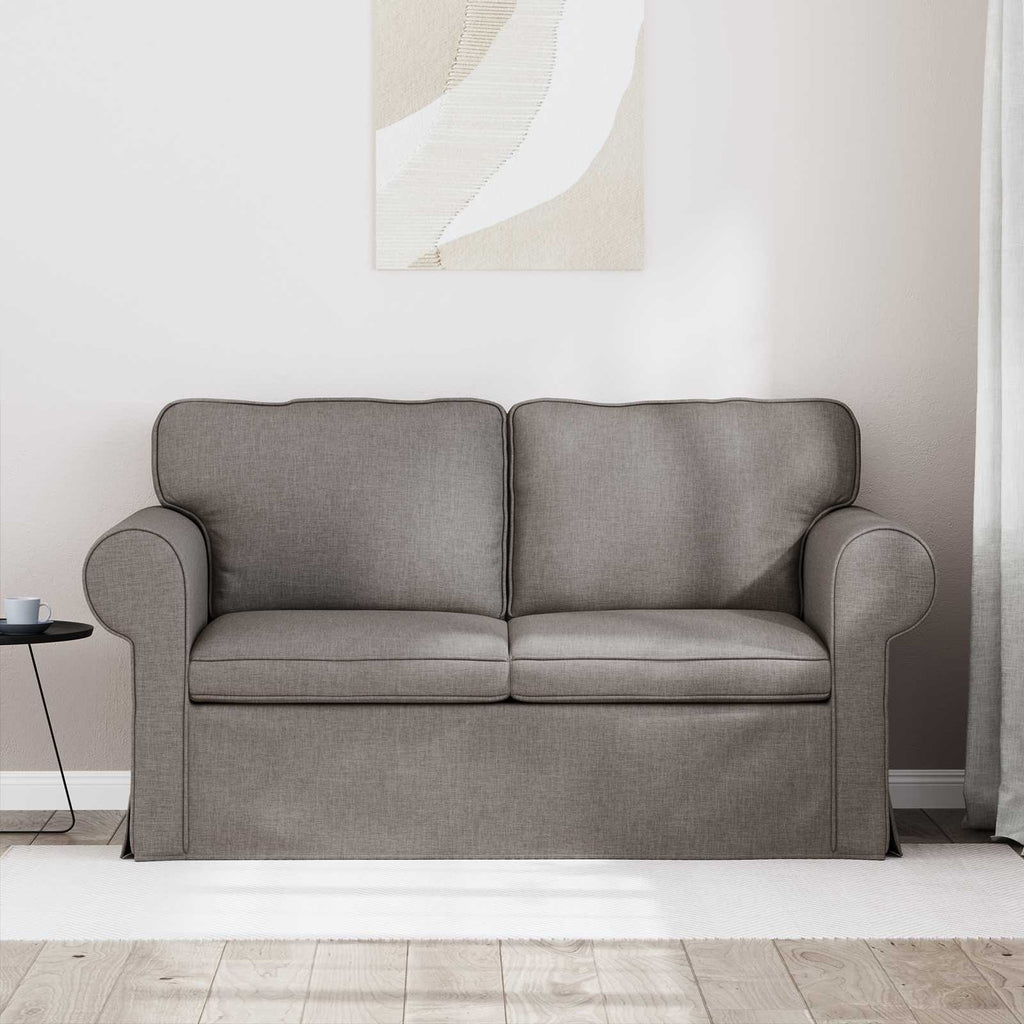 vidaXL Sofa Ciemnoszary 155 x 82 x 80 cm tkanina