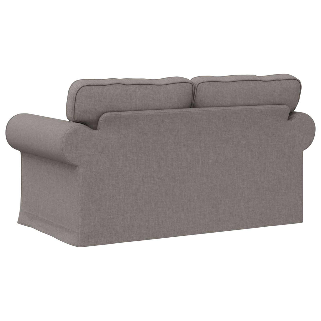 vidaXL Sofa Ciemnoszary 155 x 82 x 80 cm tkanina