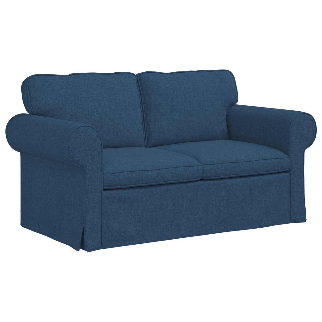 vidaXL Sofa Niebieski 155 x 82 x 80 cm tkanina