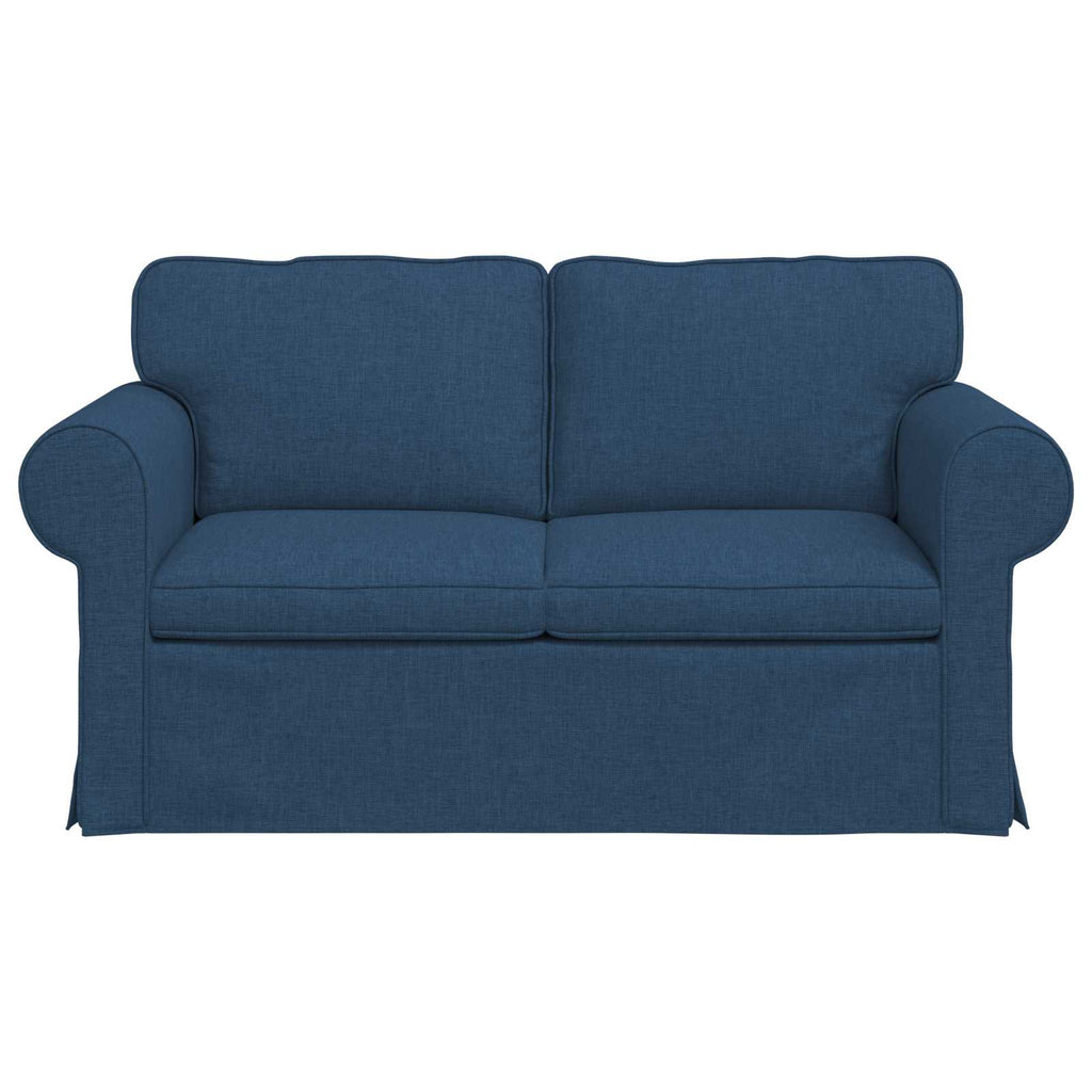 vidaXL Sofa Niebieski 155 x 82 x 80 cm tkanina