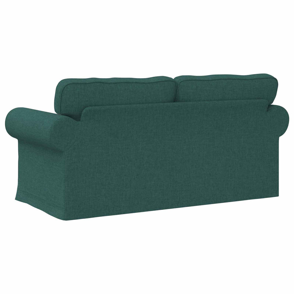 vidaXL Sofa Ciemna zieleń 175 x 82 x 80 cm tkanina