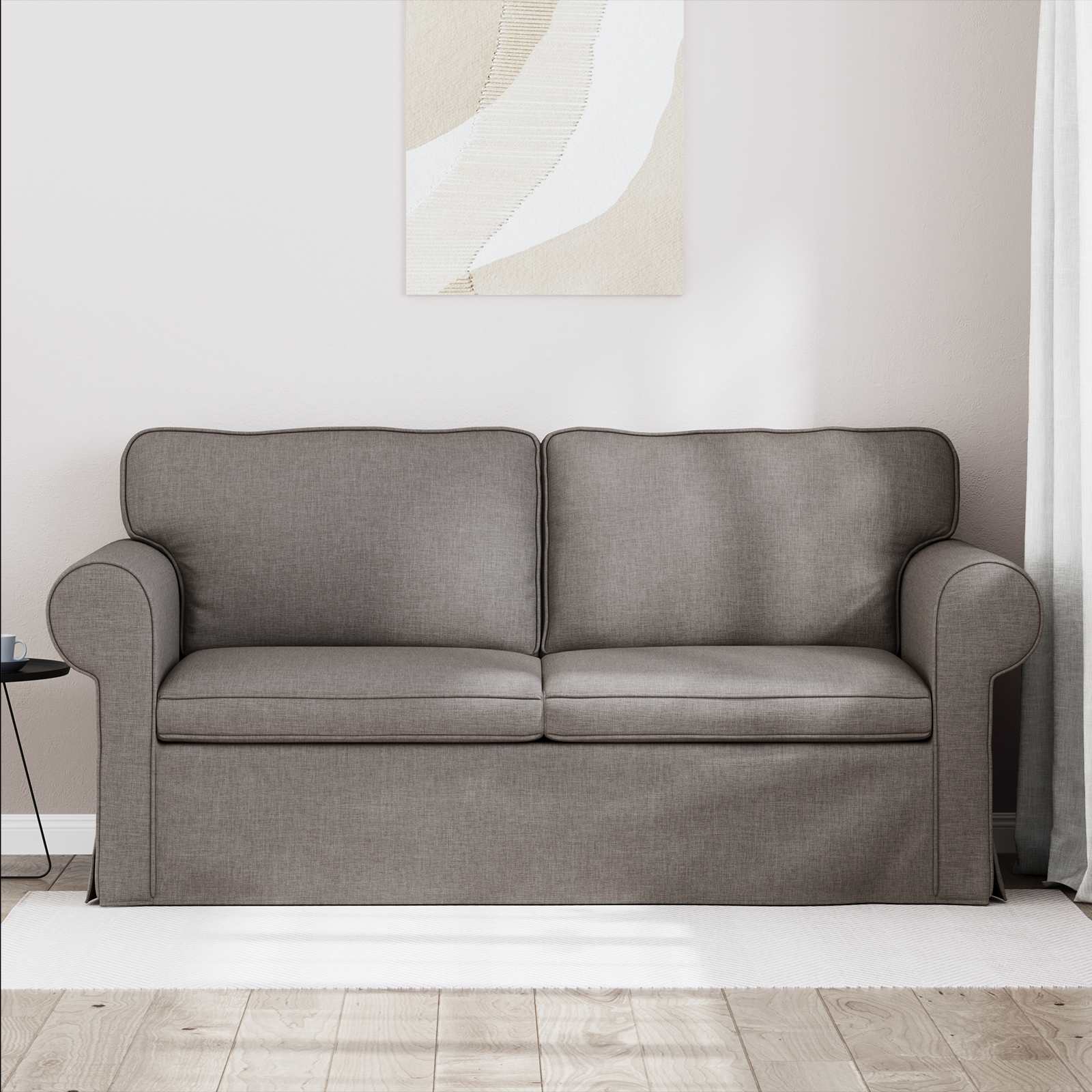 vidaXL Sofa Ciemnoszary 175 x 82 x 80 cm tkanina