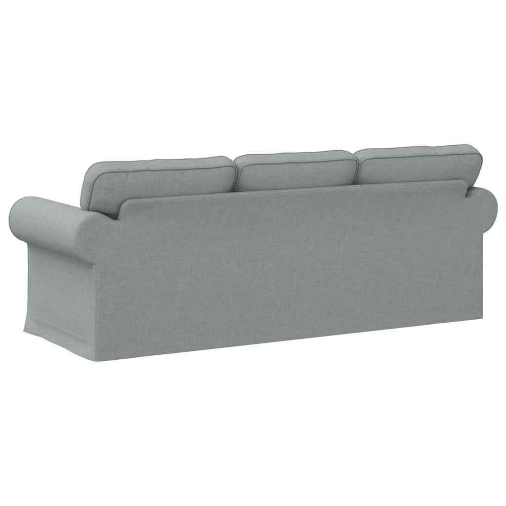 vidaXL Sofa Jasnoszary 215 x 82 x 80 cm tkanina