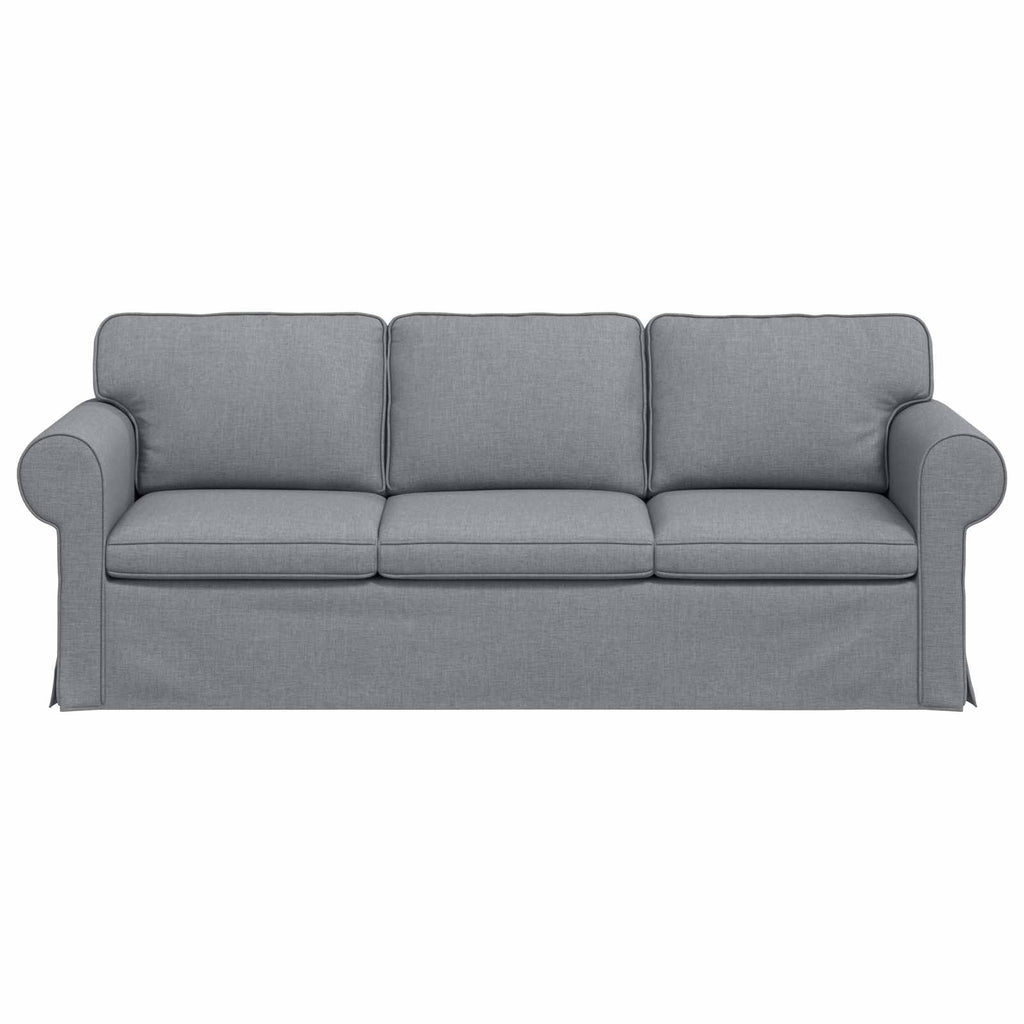 vidaXL Sofa Jasnoszary 215 x 82 x 80 cm tkanina