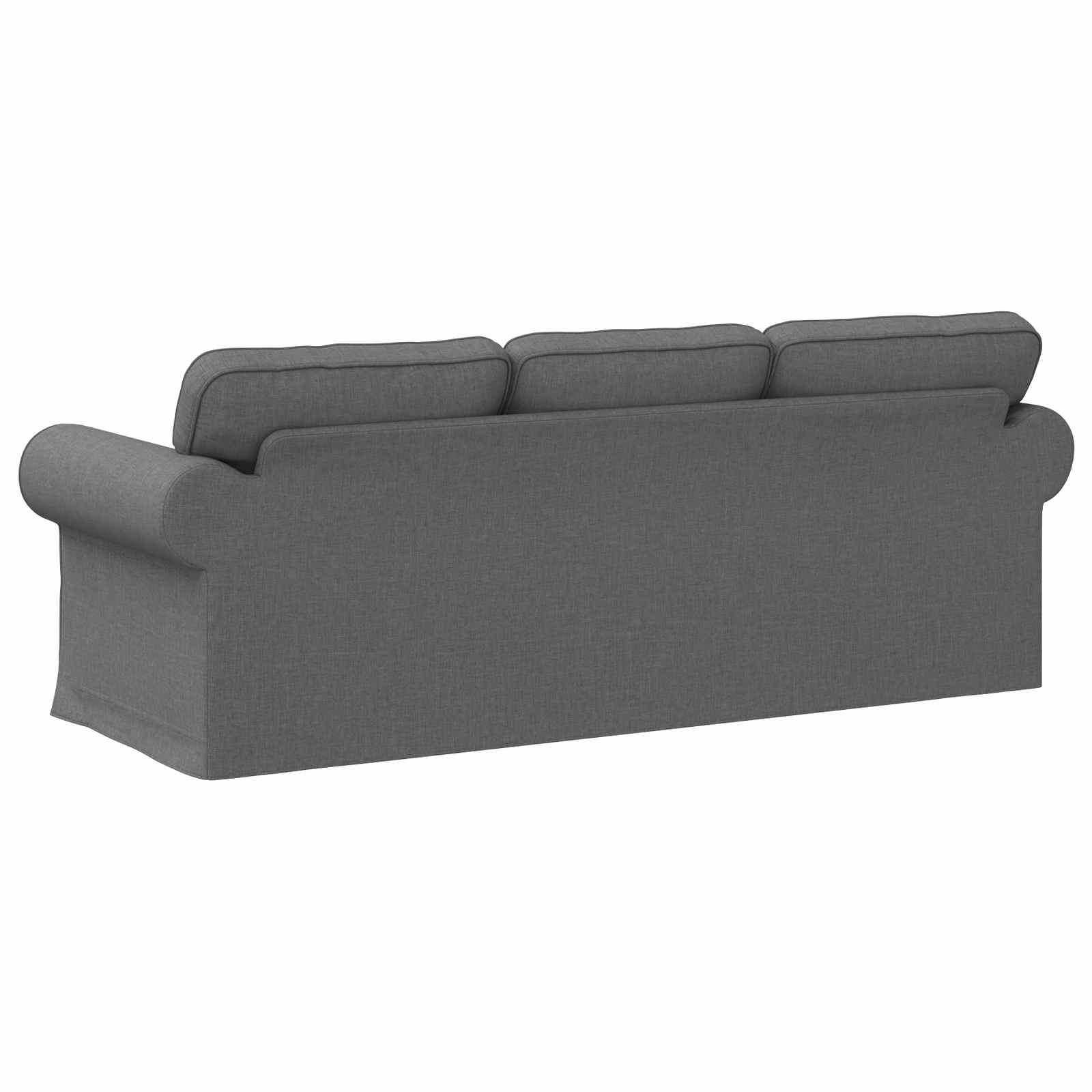 vidaXL Sofa Ciemnoszary 215 x 82 x 80 cm tkanina