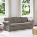 vidaXL Sofa Ciemnoszary 215 x 82 x 80 cm tkanina