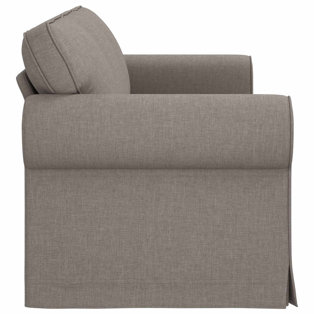 vidaXL Sofa Ciemnoszary 215 x 82 x 80 cm tkanina
