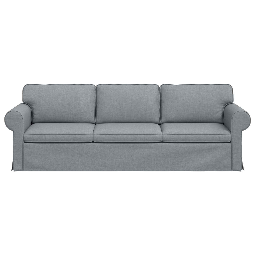 vidaXL Sofa Jasnoszary 245 x 82 x 80 cm tkanina