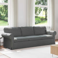 vidaXL Sofa Ciemnoszary 245 x 82 x 80 cm tkanina