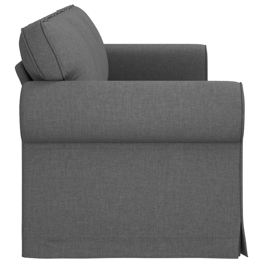 vidaXL Sofa Ciemnoszary 245 x 82 x 80 cm tkanina