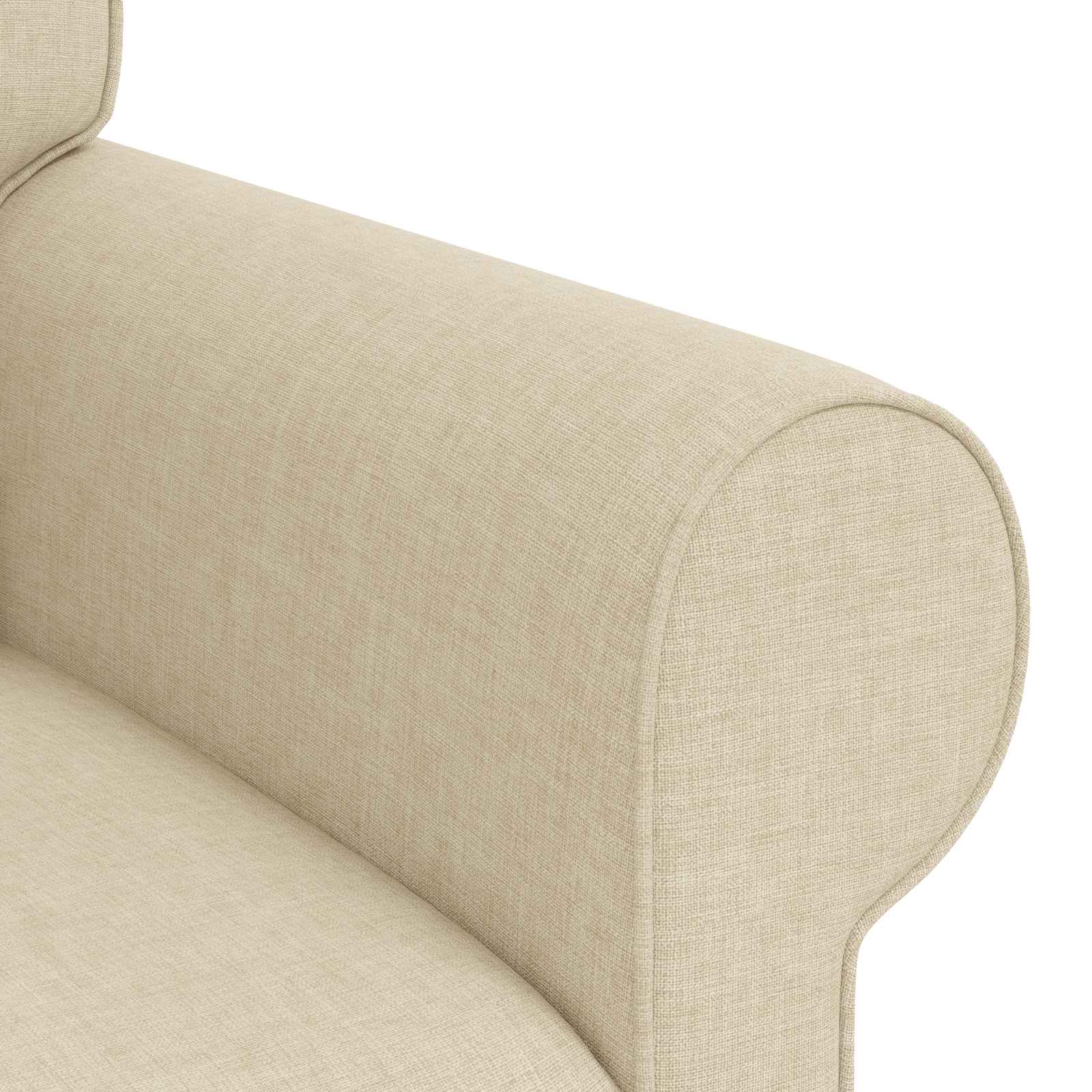 vidaXL Sofa Kremowy 245 x 82 x 80 cm tkanina